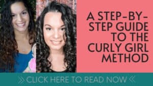 step by step guide to the curly girl method