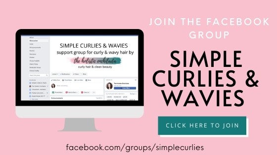 Join the simple curlies & wavies Facebook group