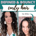 curly girl method routine for defined and bouncy curly hair